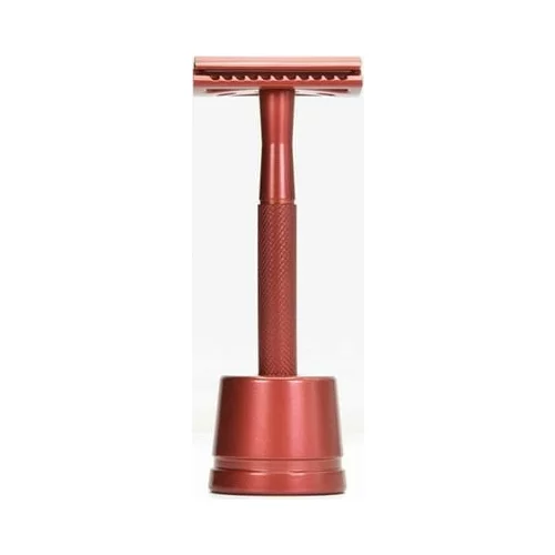 Bambaw sigurnosni brijač sa stalkom za brijanje - Red