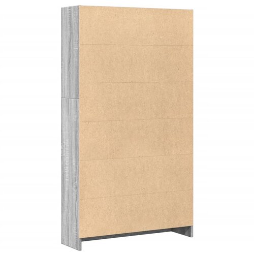  Regal za knjige boja hrasta 80x24x143 cm konstruirano drvo Slike