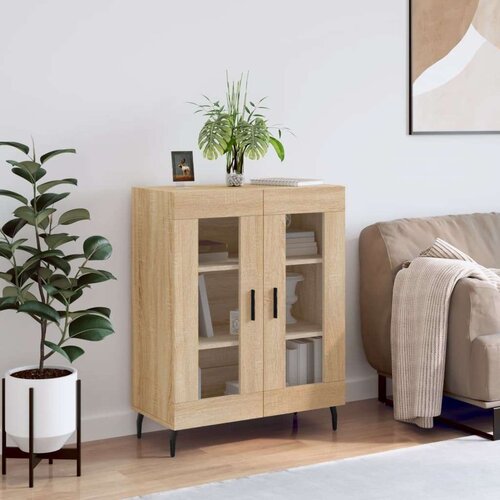 vidaXL Komoda boja hrasta sonome 69 5x34x90 cm od konstruiranog drva Cene