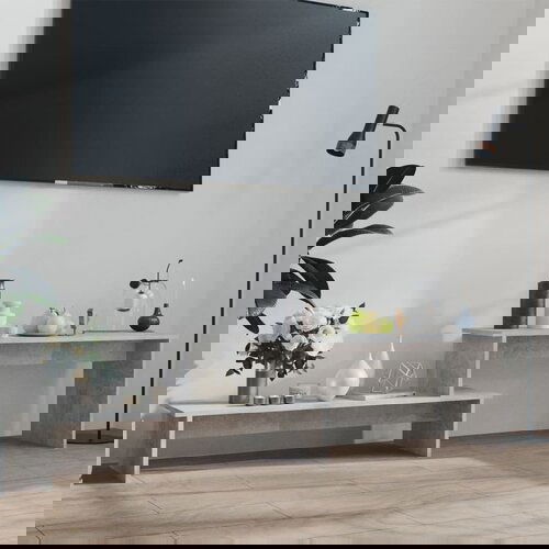 vidaXL TV omarica betonsko siva 180x30x43 cm iverna plošča, (20730537) Cene
