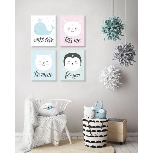  Slike na platnu za otroke XOBKID128E4 (moderne slike) Cijene