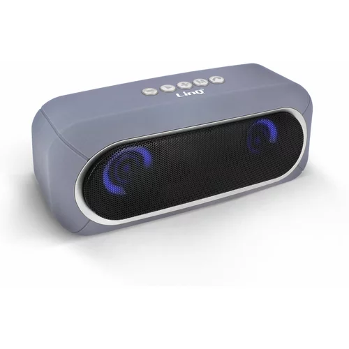 LINQ Brezžicni Bluetooth zvocnik, kakovosten zvok 3 W x 2 / RGB LED, - siv, (20524209)