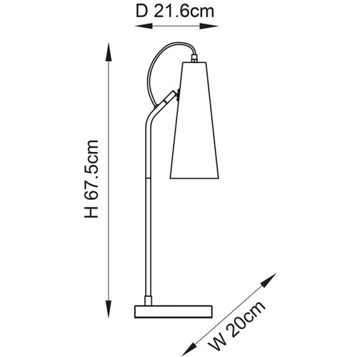  Endon 107527 - Stona lampa KARNA 1xE27/10W/230V mesing Slike