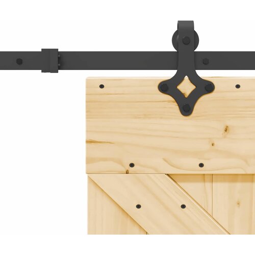  Klizna vrata NARVIK Prirodna i crna 70 x 210 cm (152,5 cm) Slike