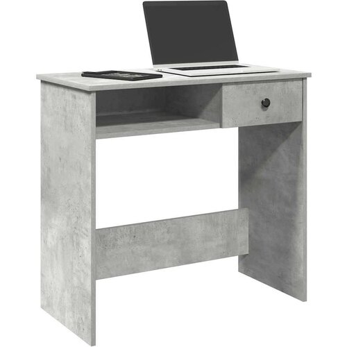 vidaXL Pisalna miza betonsko siva 80x40x75 cm iverna plošča Cene