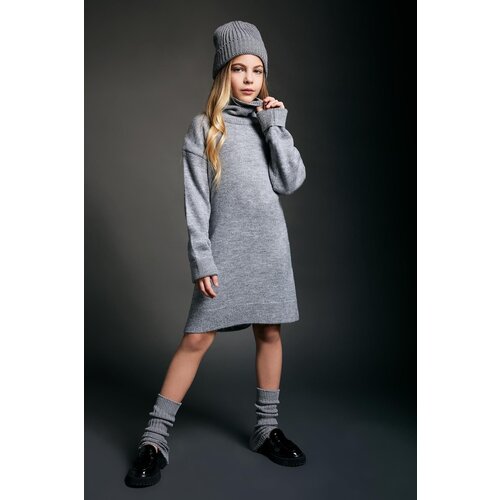 Defacto Girl&amp;#039;s Turtleneck Long Sleeve Knitwear Dress Slike