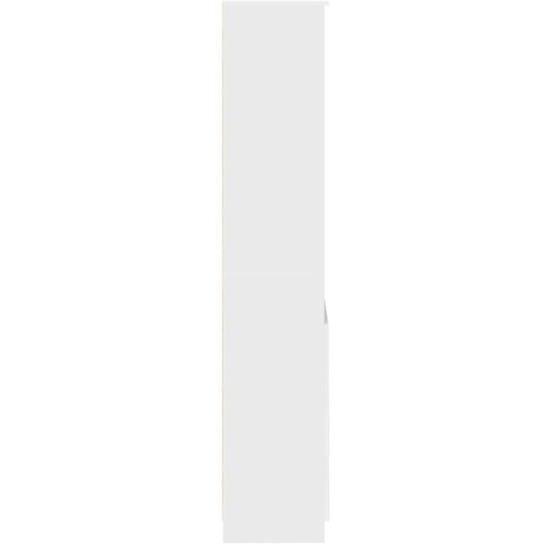 VidaXL Visoka komoda bijela 70x35x180 cm od konstruiranog drva Slike