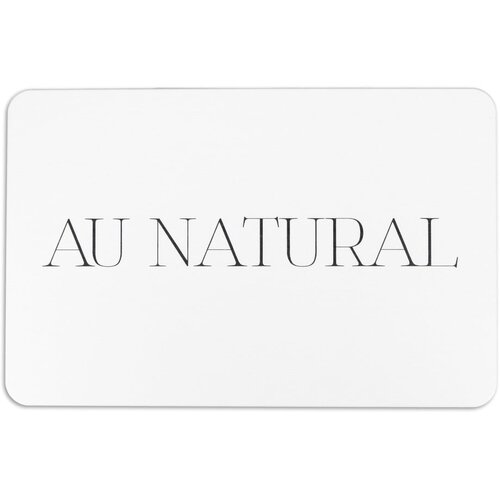 Artsy Doormats Bijela kupaonska prostirka 39x60 cm Au Natural - Cijene