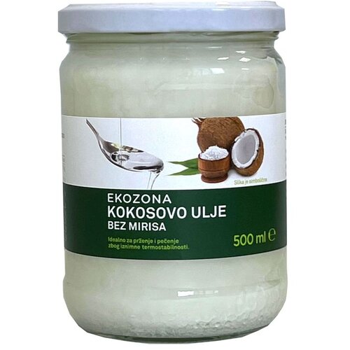 EKOZONA Ulje Kokosovo Bez Mirisa 500Ml Slike
