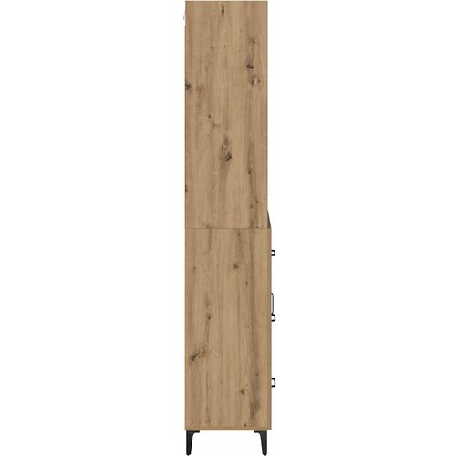  Highboard Umjetnički hrast 69,5 x 34 x 180 cm Konstruirano drvo Slike