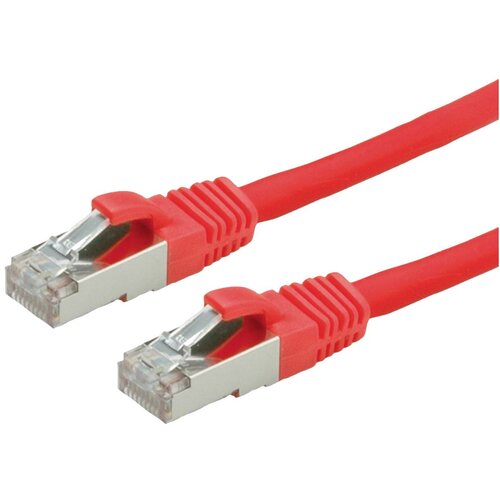 Value 21.99.1241 RJ45 omrežni kabel\, Patch kabel CAT 6 S/FTP 2.00 m rdeča 1 kos, (20420235) Cene