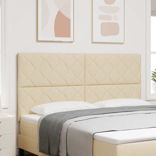  LED glava kreveta Krema 180 cm tkanina Cene