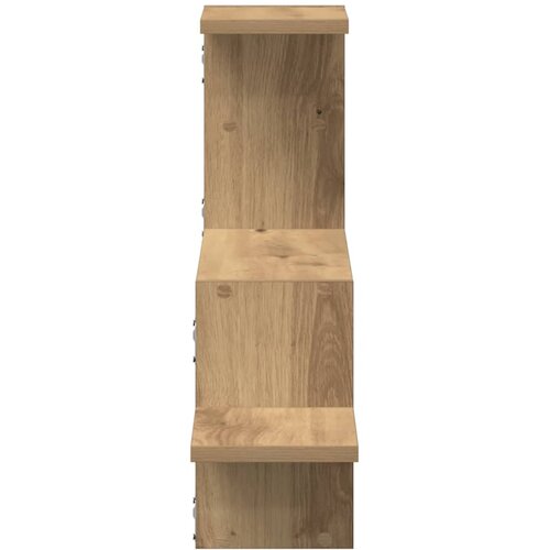  Zidna polica boja artisian hrast 104x15x49 cm drveni Slike