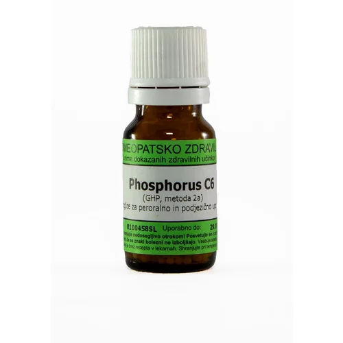  Phosphorus C6, homeopatske kroglice