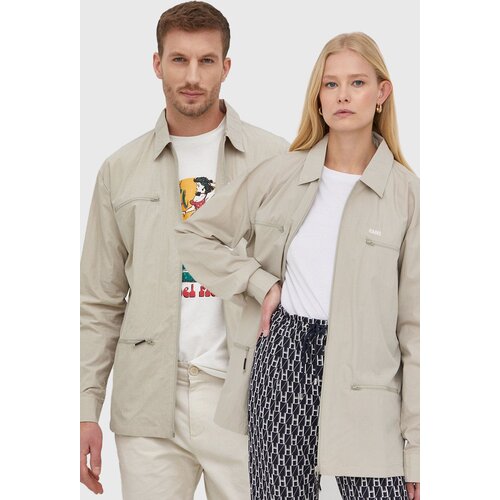 Rains Jakna 18690 Woven Shirt boja: zelena, za prijelazno razdoblje Slike