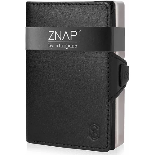 slimpuro ZNAP, tanka denarnica, 12 kartic, predel za kovance, 8,9 × 1,8 × 6,3 cm (Š × V × D), RFID zaščita
