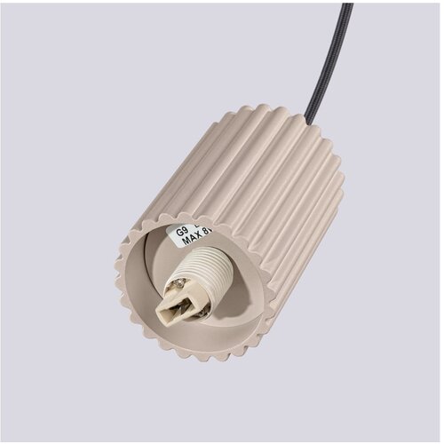 Nice Lamps smeđe-siva viseća svjetiljka sa staklenim sjenilom &amp;oslash; 12 cm orbital &amp;ndash; Slike
