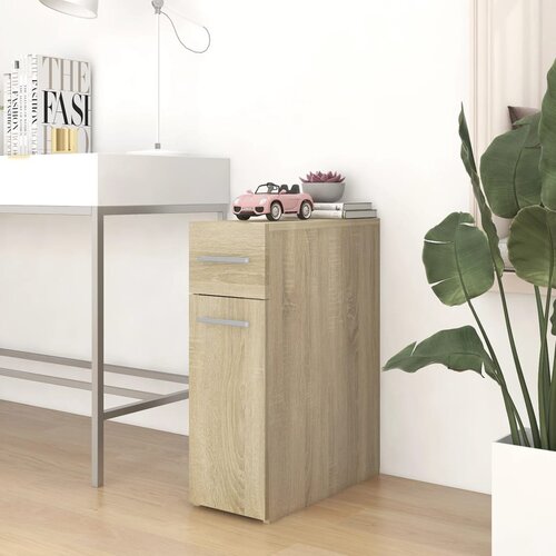  The Living Store Lekarniška omara sonoma hrast 20x45,5x60 cm iverna plošča - Lekarniška Omara, (21430487) Cene