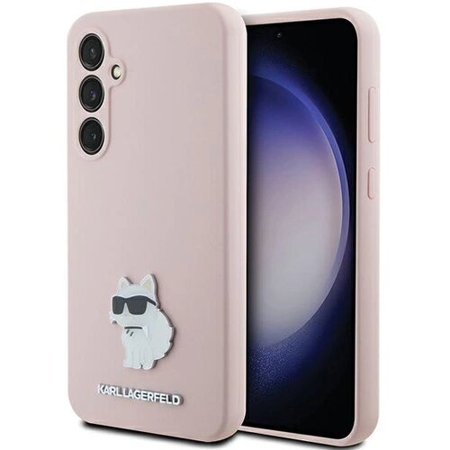 Karl Lagerfeld SILIKONSKI OVITEK CHOUPETTE METAL PIN ZA SAMSUNG GALAXY S23, (21898442) Cene