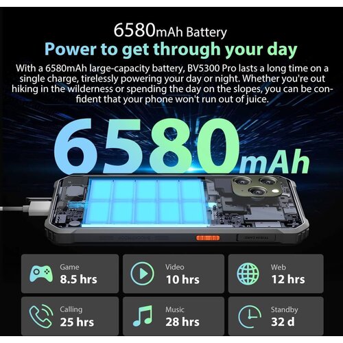 Blackview pametni robustni telefon BV5300 PRO 4/64GB, zelen Slike