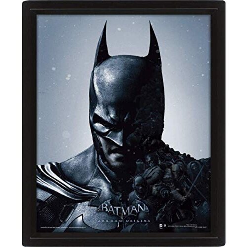 Pyramid International DC stripi EPPL71102 Batman Arkham Origins 10 x 8-palčni "Batman Joker" Flip Framed 3D plakat, večbarvna, (20837297) Cene