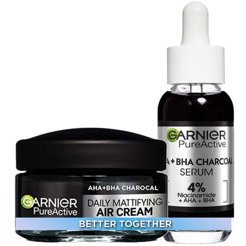 Garnier Pure Active Set krema za lice + serum za lice Cene