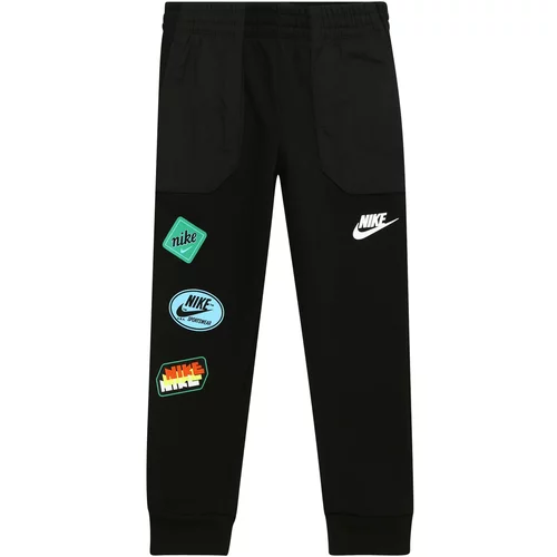 Nike Sportswear Hlače svijetloplava / jabuka / crna / bijela