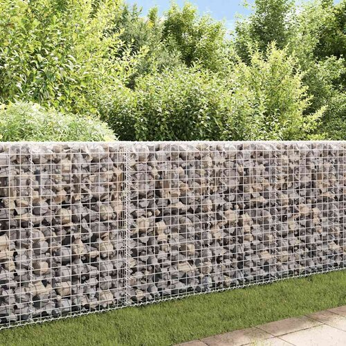 Gabionski zid s poklopcima od pocinčanog čelika 200 x 20 x 85 cm Cijene
