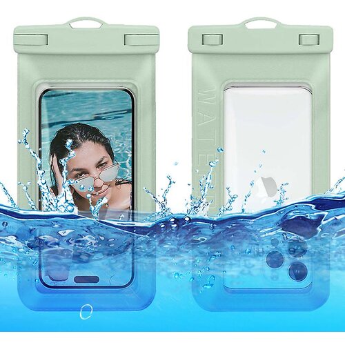 INORCO 7,5-palčna vodotesna plavajoča torbica za telefon IPX8 Cellphone Dry Bag Case, teksturirana PVC podvodna HD za&amp;scaron;čita za telefon, (22033240) Slike