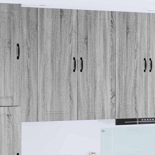 vidaXL Stenska kuhinjska omarica s polico Siva Sonoma 40 x 31 x 100 cm Cene