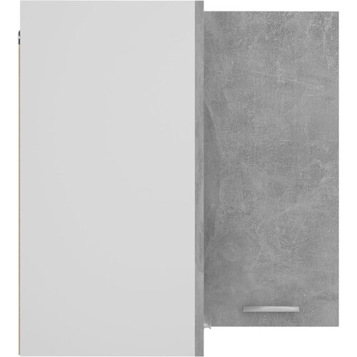  kutni ormarić &amp;quot;Lyon&amp;quot; betonsko sivi 57x57x60 cm Inženirsko drvo Slike