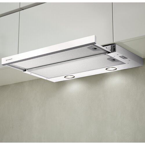 Faber napa Flexa Glass Lux A60 - BIJELA / STAKLENA MASKA Slike