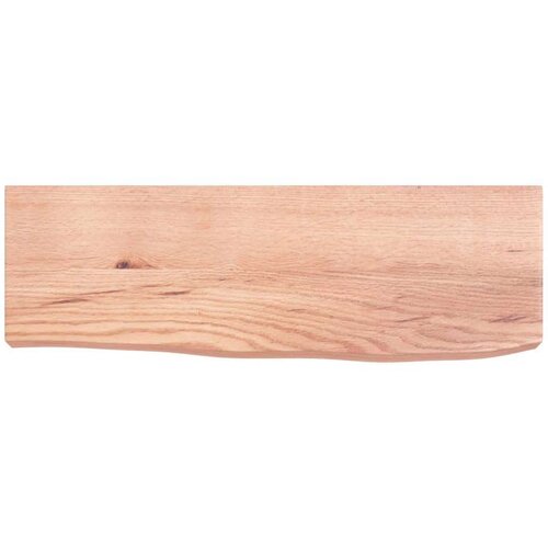  Polica svjetlosmeđa 60x20x6 cm od obrađene hrastovine Slike