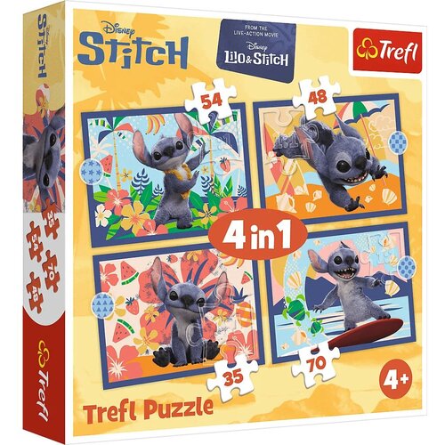 Trefl Puzzle 4u1 Hawaii Vacation 34666 - 54/ 48/ 35/ 70 delova Cene
