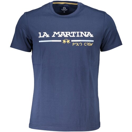 La Martina MEN&amp;amp;#39;S SHORT SLEEVE T-SHIRT BLUE Slike