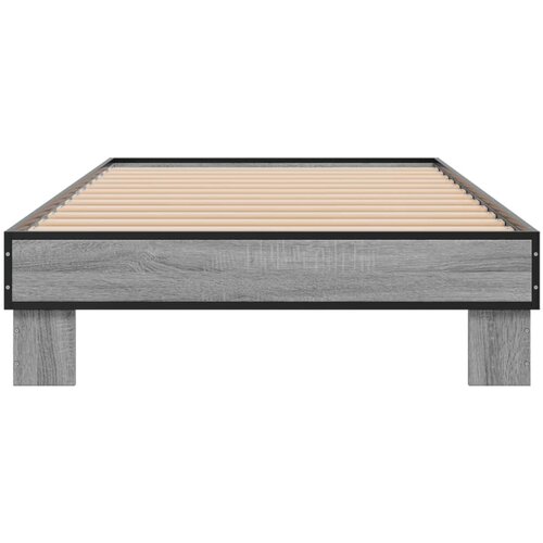  Okvir za krevet boja hrasta 75 x 190 cm od konstruiranog drva Slike
