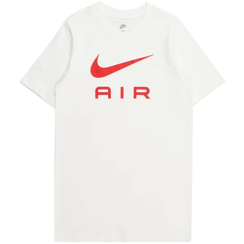 Nike Sportswear Majica 'AIR FA22' krvavo rdeča / bela