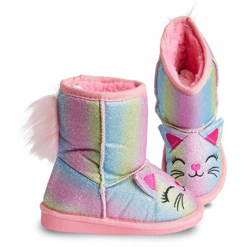 Denokids Cat-Colored Glittery Girls' Boots Cene