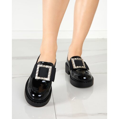 Resti Lacquered shoes with a black buckle Fogim - Footwear Cene