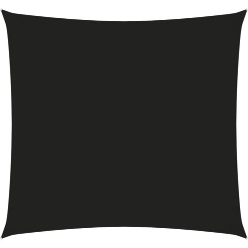 VidaXL Senčno jadro oksford blago kvadratno 4,5x4,5 m črno Slike