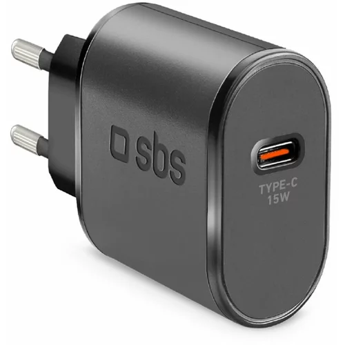 Sbs ADAPTER USB-C 15W FAST CHARGE ČRN