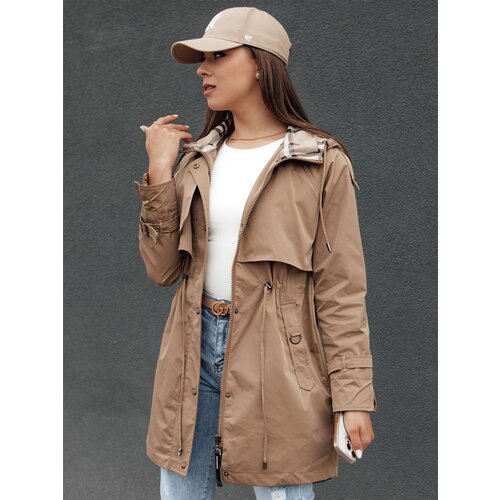 DStreet Kurtka damska parka FASHLOVE ciemnobeżowa Slike