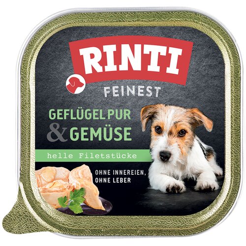 MEGA pakiranje RINTI Feinest 44 x 150 g - Perutnina & zelenjava Cijene