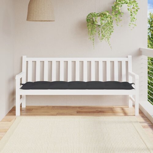 vidaXL Jastuk za vrtnu klupu crni 180 x 50 x 7 cm od tkanine Oxford Cijene