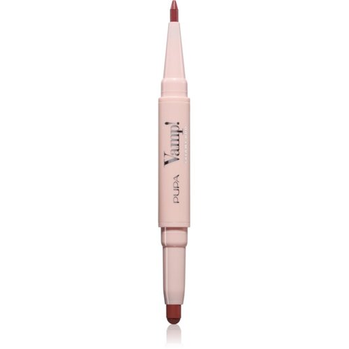 PUPA Milano Vamp! Creamy Duo &amp;scaron;minka in svinčnik za ustnice 2 v 1 odtenek 017 Timeless Rose 0.8 g Slike