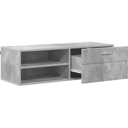  Drveni ormar s ladicama Visoki sjaj bijela 100,5 x 39 x 30 cm Slike