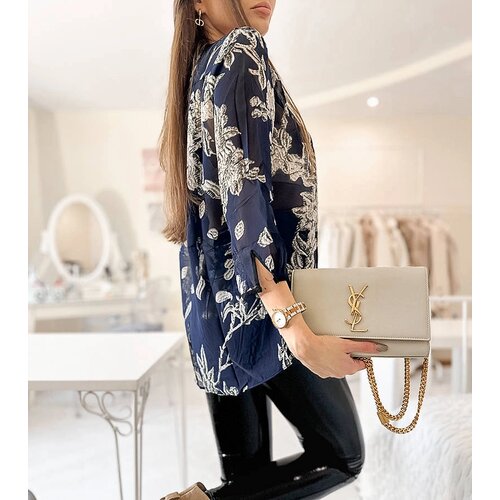 Gemre Navy Patterned Shirt Salois Cijene