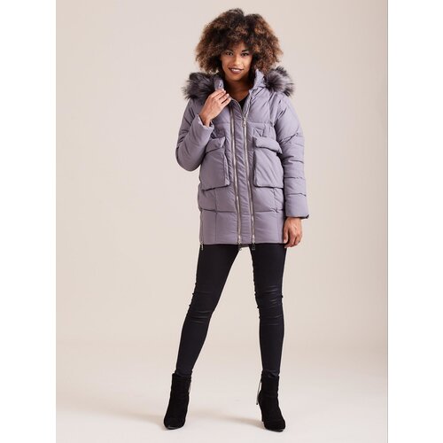 Fashion Hunters Ženska jakna Hooded Slike