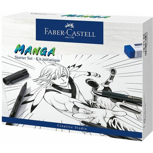 Faber-castell pitt art pen manga starter set 167152 Slike
