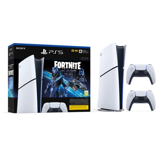 Playstation Igralna konzola 5 Slim Digital (Fortnite) in dodaten kontroler (bel) Cene